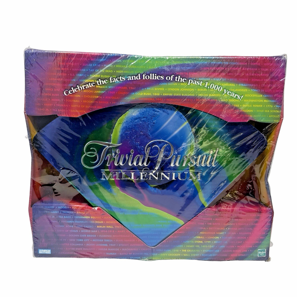 1998 Trivial Pursuit Millennium Edition Board Game Sealed Parker Brothers